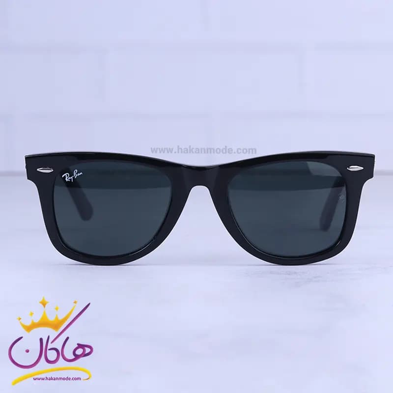 عینک آفتابی ری بن زنانه فریم ویفرر مشکی RB 2140-50/2