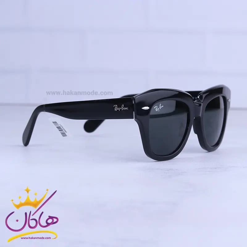 عینک آفتابی ری بن زنانه فریم مشکی RB 2186/3 — تصویر ۴