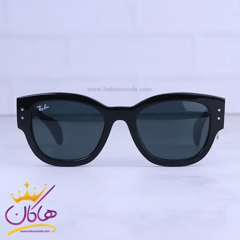 عینک آفتابی ری بن زنانه فریم ویفرر مشکی RB 7681/1