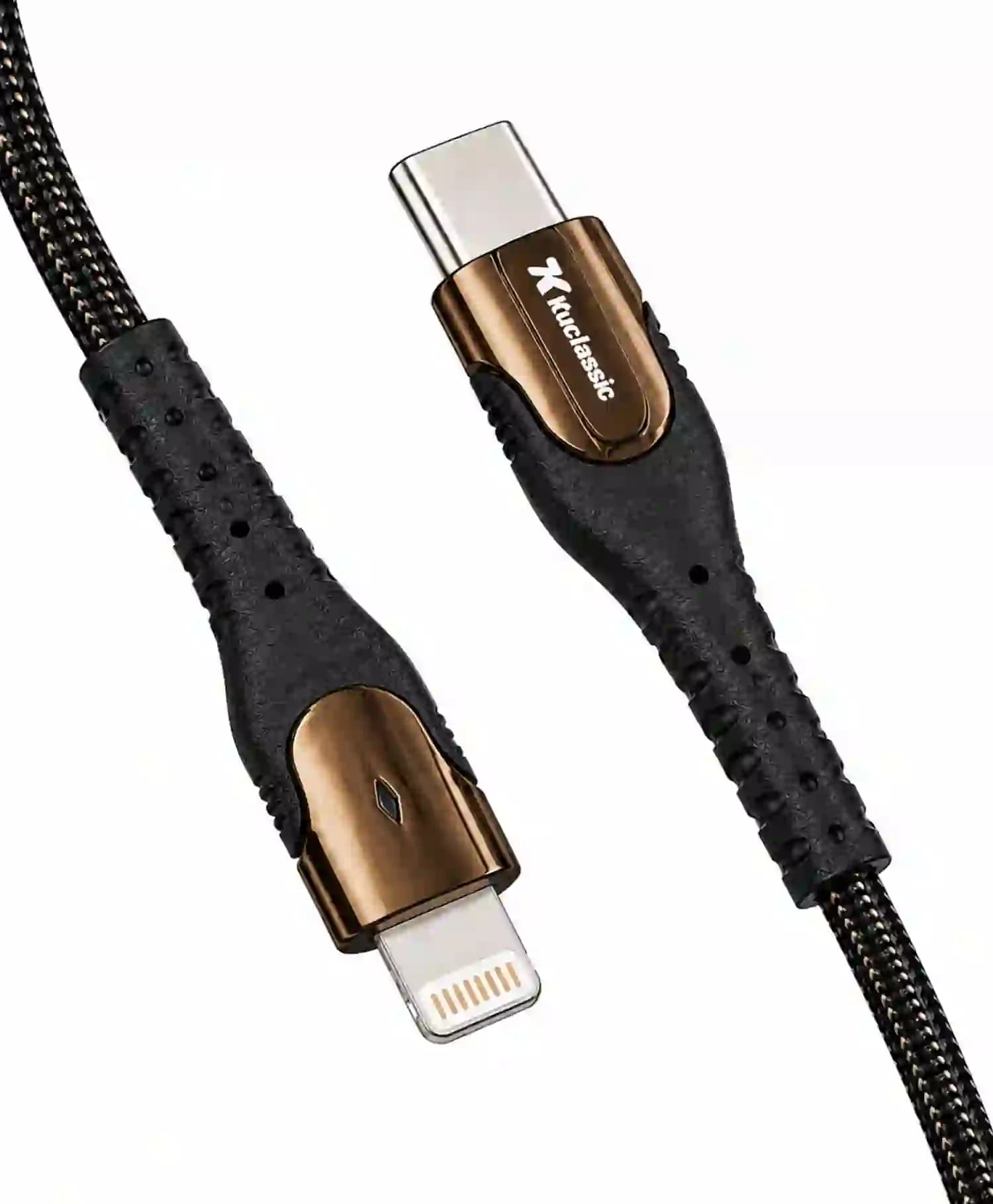 کابل تبدیل Type-C به Lightning کوکلاسیک مدل Q-80 طول 0.25 متر — تصویر ۲