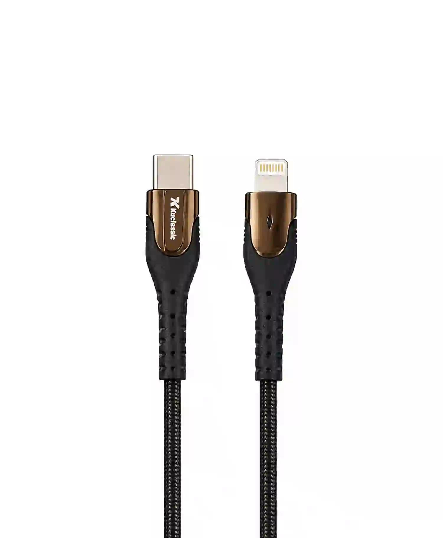 کابل تبدیل Type-C به Lightning کوکلاسیک مدل Q-80 طول 0.25 متر