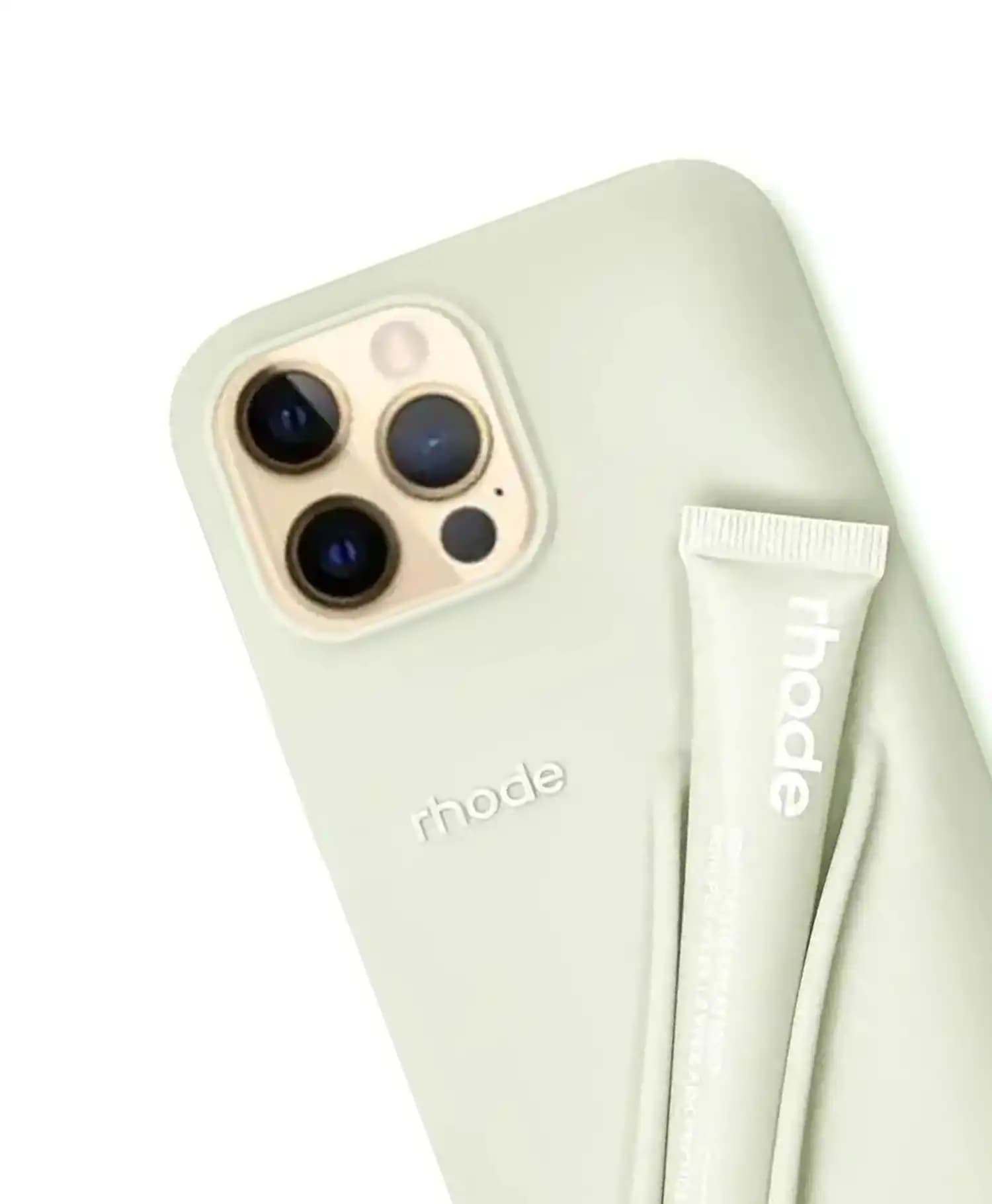 قاب سیلیکونی با تینت لب rhode گوشی موبایل Iphone 12 Pro Max — تصویر ۲