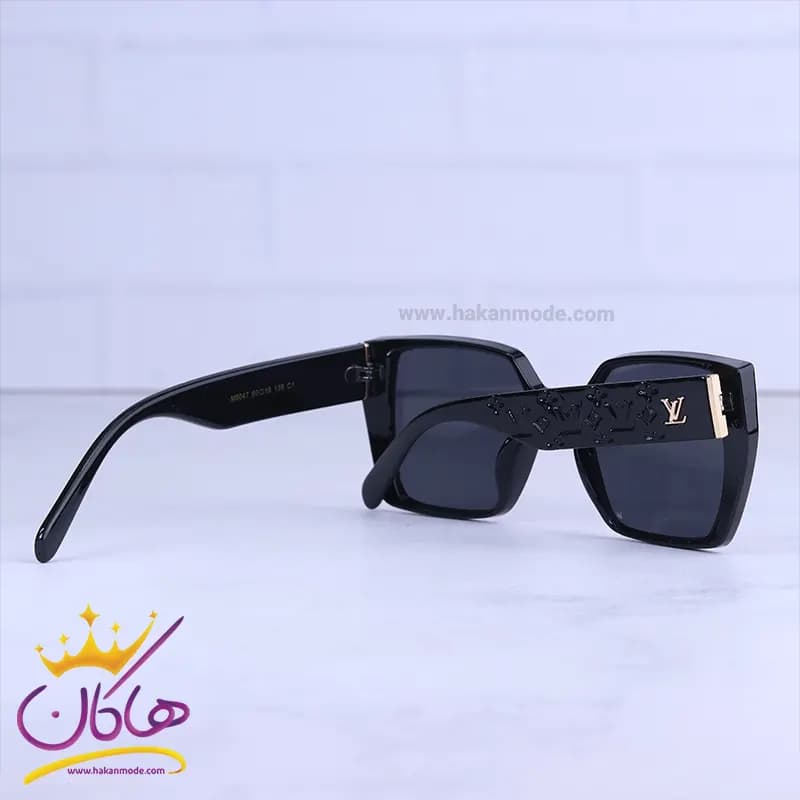 عینک آفتابی لویی ویتون زنانه فریم مربع مشکی M 9047/1 — تصویر ۳