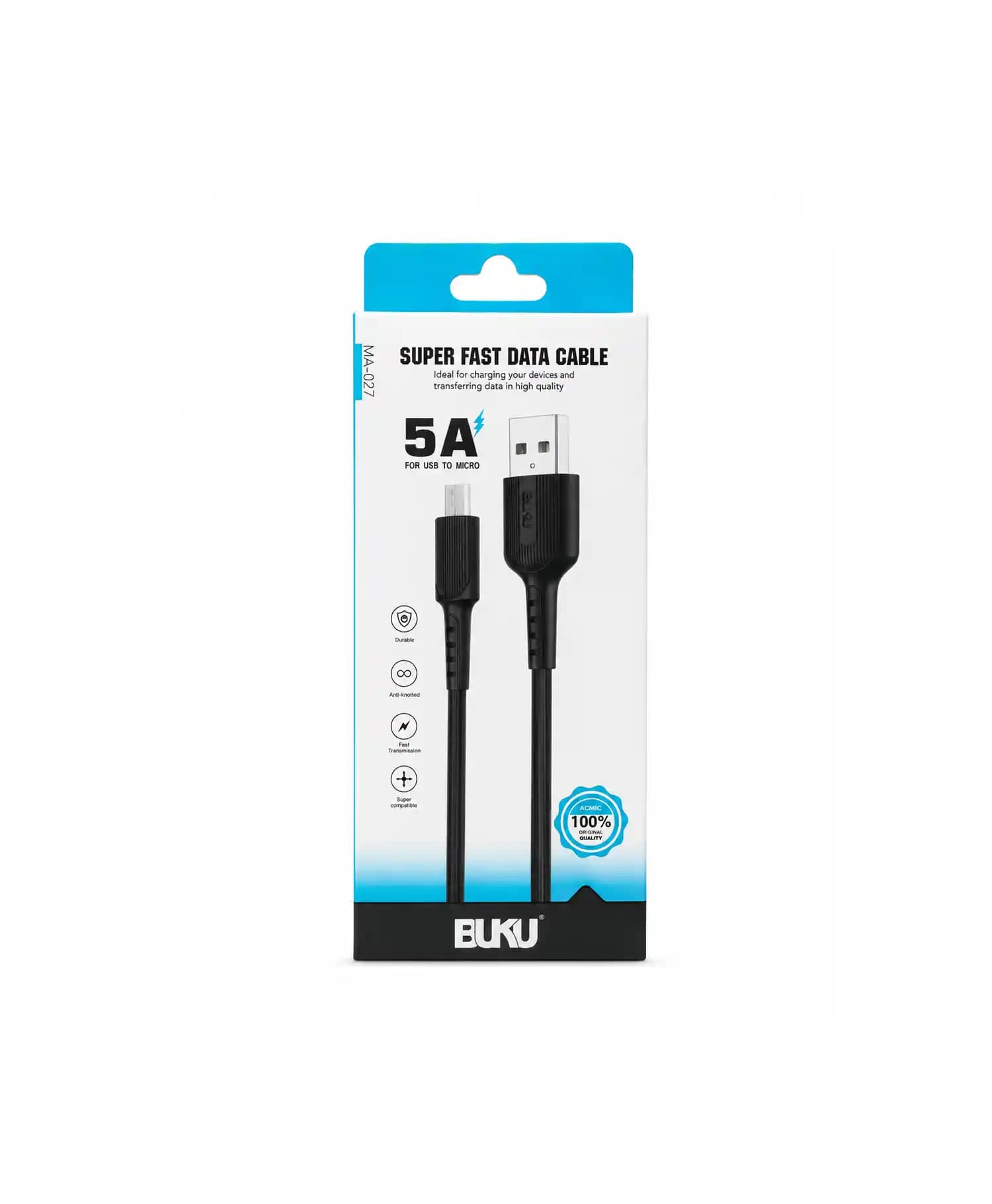 کابل تبدیل USB به Micro-B بوکو مدل MA-027 — تصویر ۳