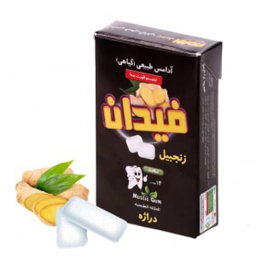 آدامس طبیعی زنجبيل فيدان 25 گرم
