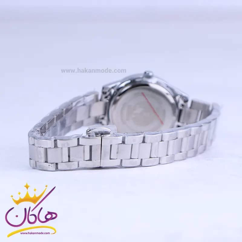 ساعت سیکو زنانه فلزی نقره ای قاب نگین دار GN 059/21 — تصویر ۳