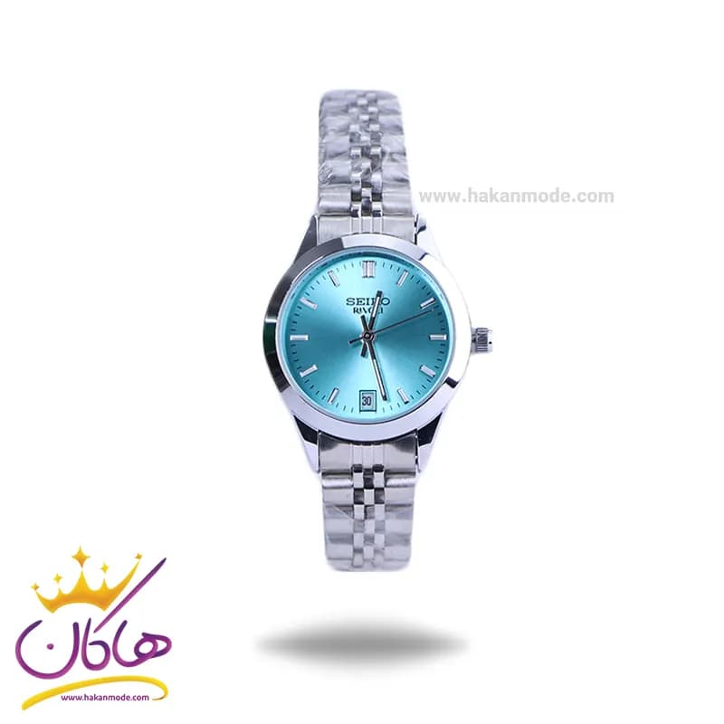 ساعت سیکو زنانه فلزی نقره ای صفحه تیفانی GN 059/25