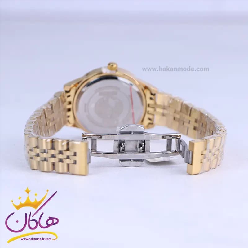 ساعت مچی سیکو زنانه فلزی طلایی صفحه بژ GN 059/27 — تصویر ۲