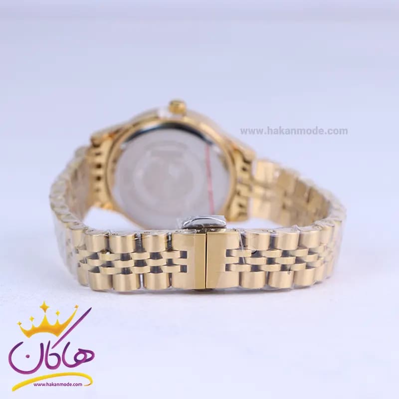 ساعت مچی سیکو زنانه فلزی طلایی صفحه بژ GN 059/27 — تصویر ۳