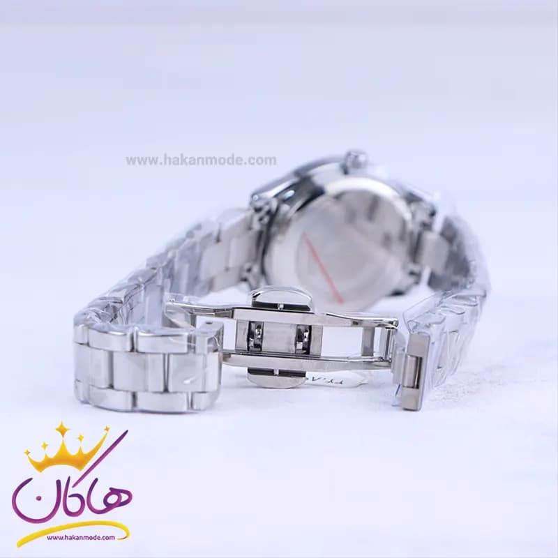 ساعت زنانه سیکو فلزی نقره ای قاب نگین دار GN 059/9 — تصویر ۲