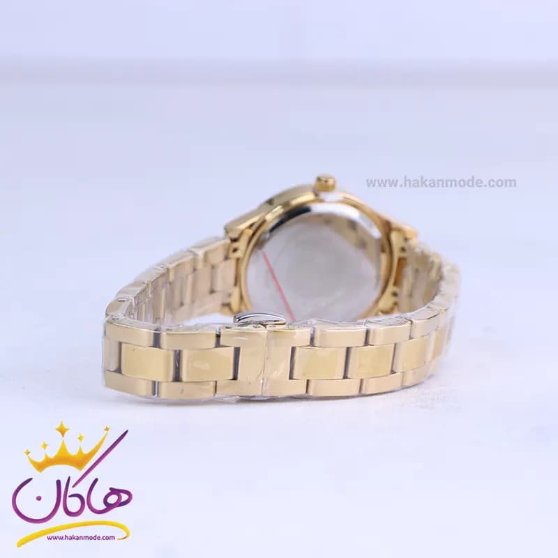 ساعت مچی زنانه سیکو فلزی طلایی صفحه مشکی GN 059/12 — تصویر ۳