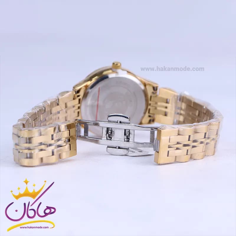 ساعت مچی سیکو زنانه فلزی طلایی صفحه مشکی GN 059/33 — تصویر ۲