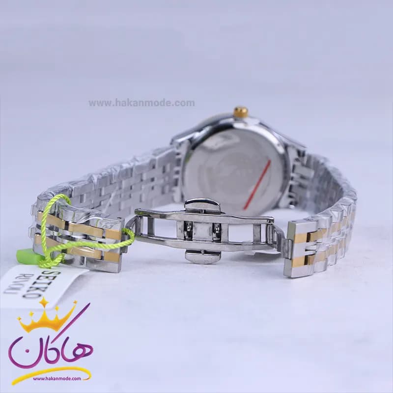 ساعت عقربه ای سیکو زنانه فلزی نقره ای طلایی GN 059/34 — تصویر ۲