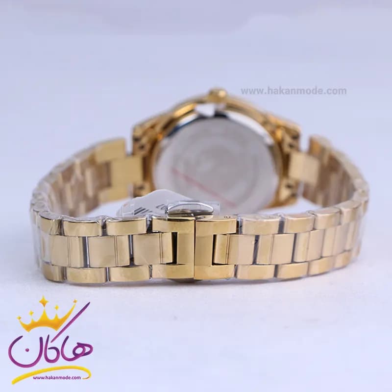 ساعت مچی سیکو زنانه فلزی صفحه سبز قاب نگینی GN 059/43 — تصویر ۳