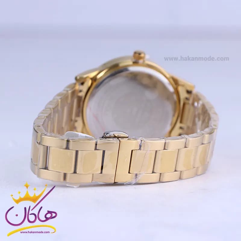 ساعت مچی سیکو مردانه فلزی طلایی صفحه نقره ای OS 9/48 — تصویر ۳