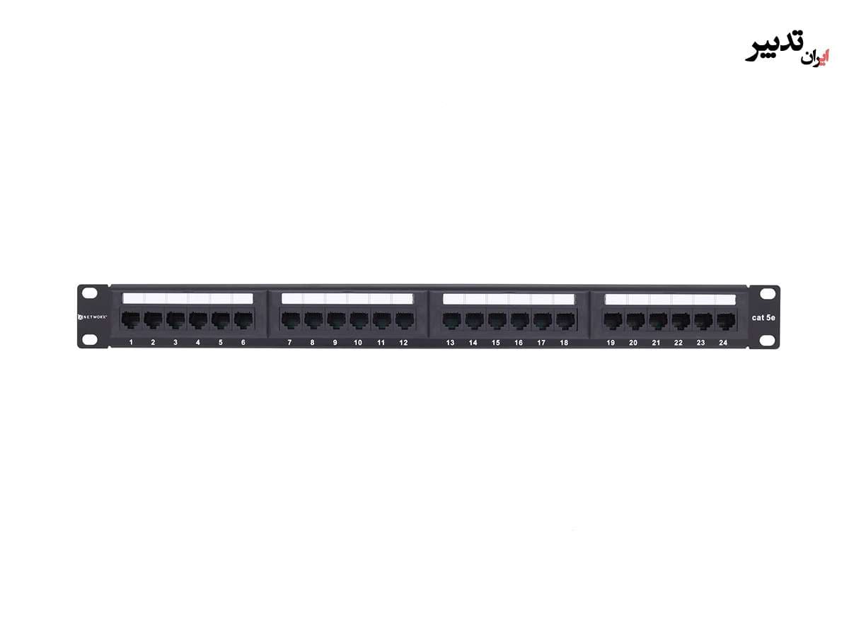 پچ پنل Cat6 کیستون دار 24 پورت نگزنس