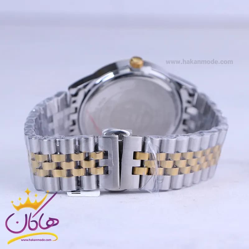ساعت عقربه ای سیکو فلزی نقره ای طلایی مردانه OS 9/33 — تصویر ۳