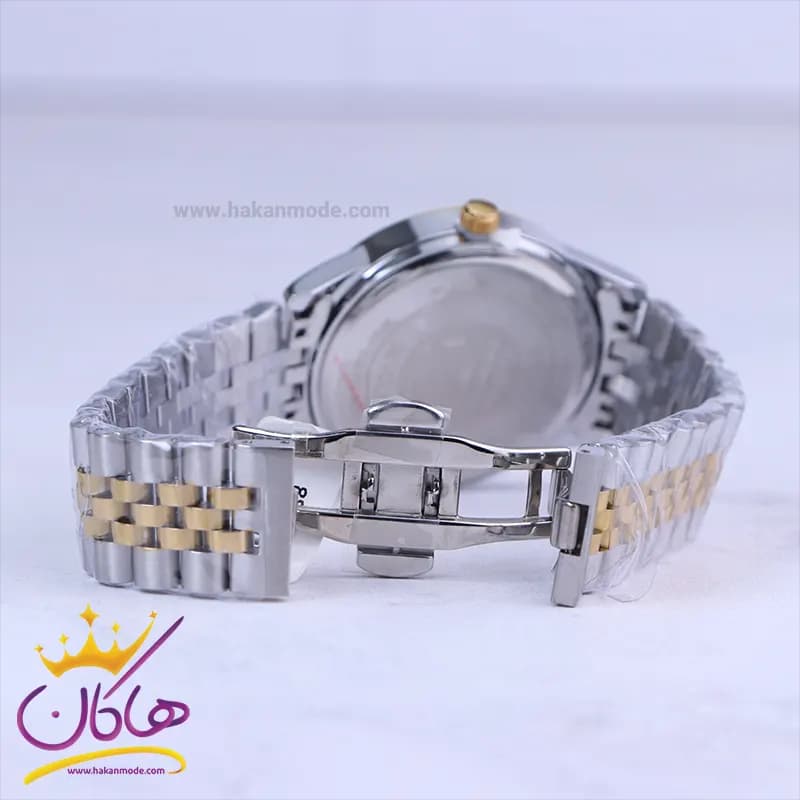 ساعت عقربه ای سیکو فلزی نقره ای طلایی مردانه OS 9/33 — تصویر ۲