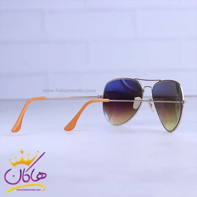 عینک آفتابی ری بن مردانه فلزی شیشه جیوه ای RB 3026/1 — تصویر ۴