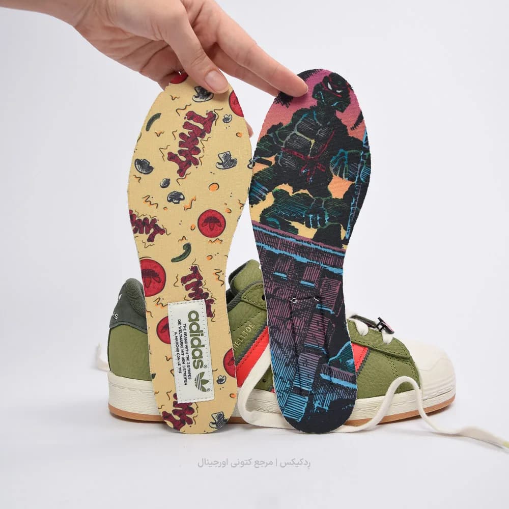 کتونی Adidas مدل Superstar x Teenage Mutant Ninja Turtles – IF9280 — تصویر ۳