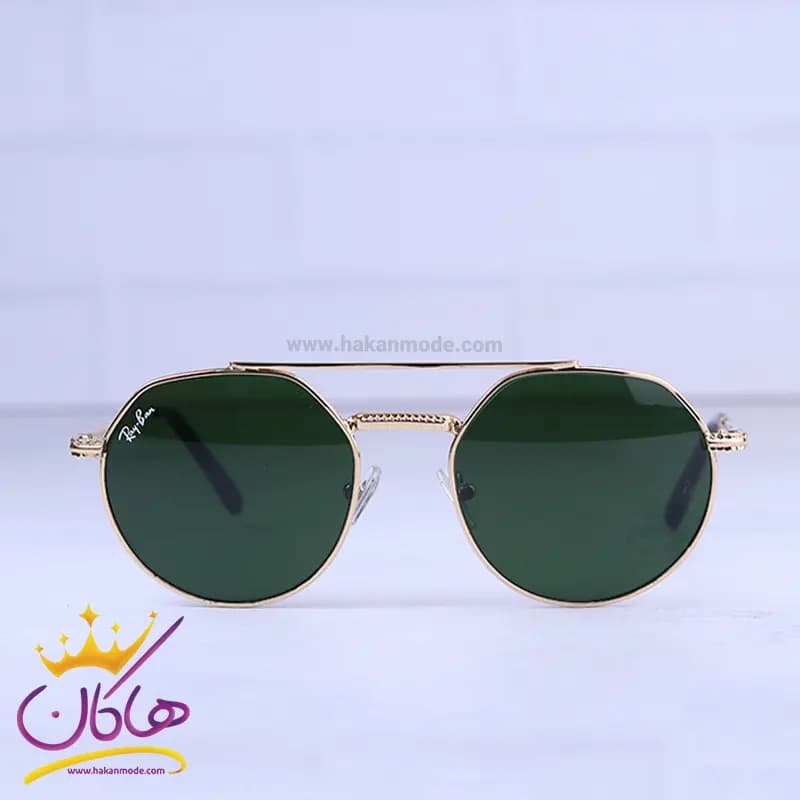 عینک آفتابی مردانه ری بن طلایی شیشه آبی RB8265/4 — تصویر ۵