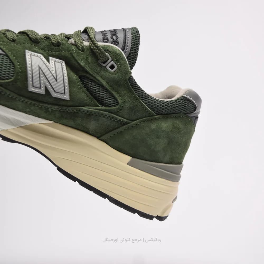 کتونی New Balance مدل 991v2 Made in UK Kombu – U991GR2 — تصویر ۴