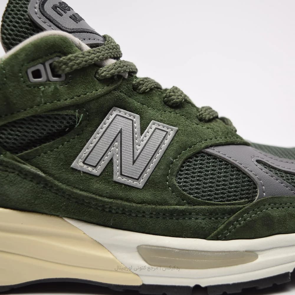 کتونی New Balance مدل 991v2 Made in UK Kombu – U991GR2 — تصویر ۷