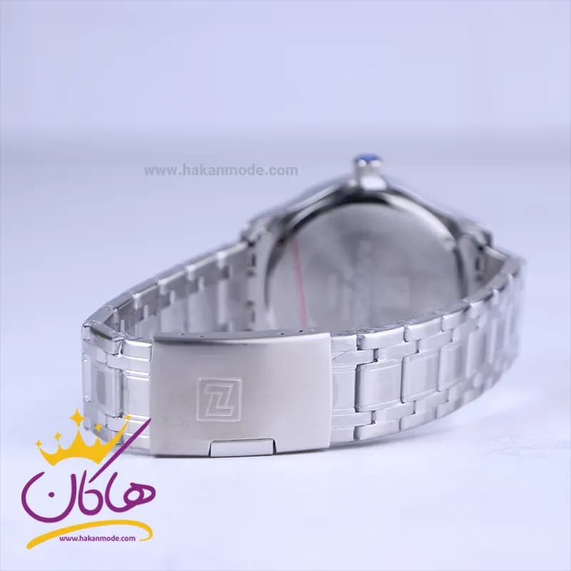 ساعت نیوی فورس مردانه فلزی نقره ای صفحه گرد 9213/2 — تصویر ۳