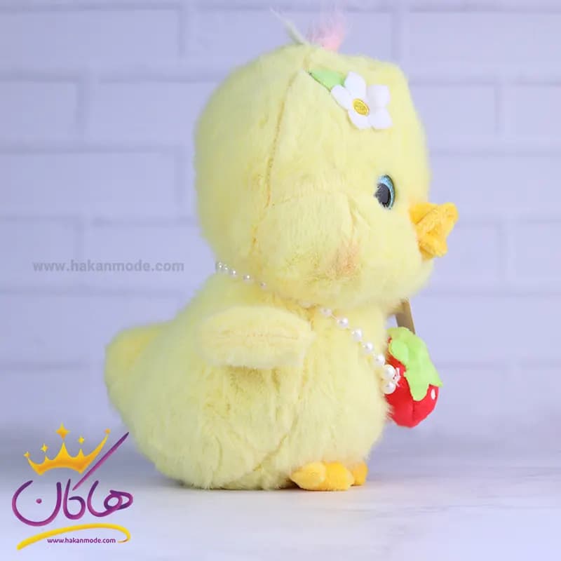 عروسک پولیشی جوجه گردنبند مروارید | 151332 — تصویر ۲