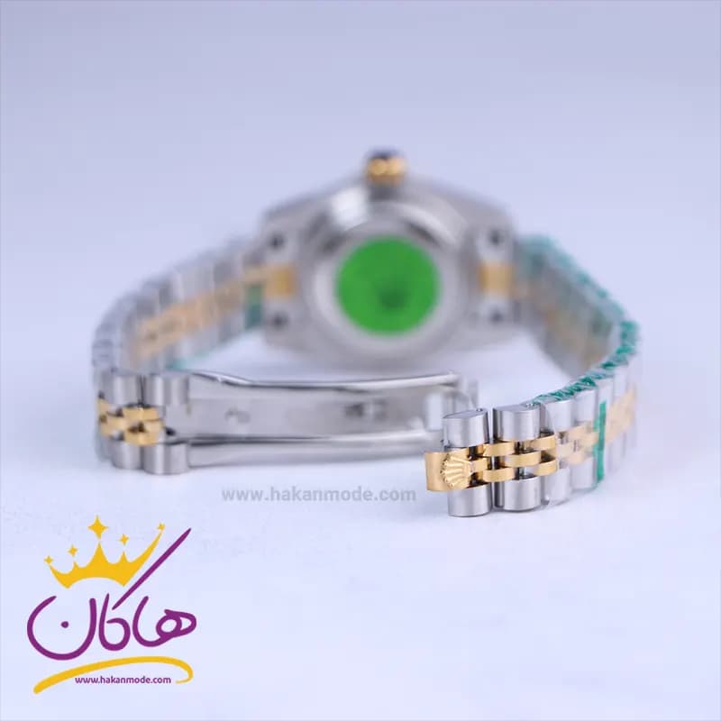 ساعت مچی رولکس زنانه فلزی دیت جاست صفحه سفید 4041/48 — تصویر ۲