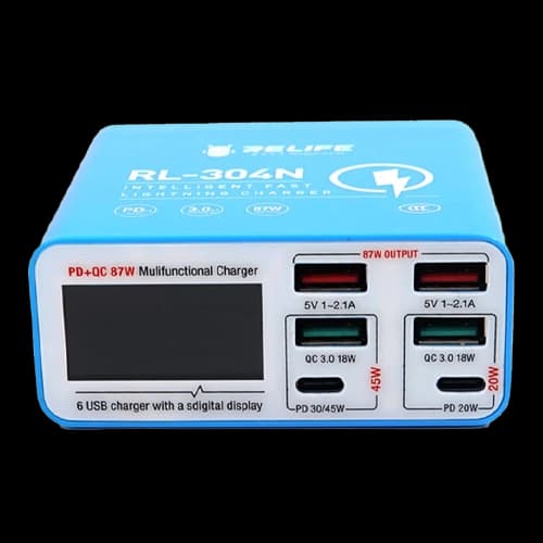 شارژر 6 پورت ریلایف Relife rl-304n