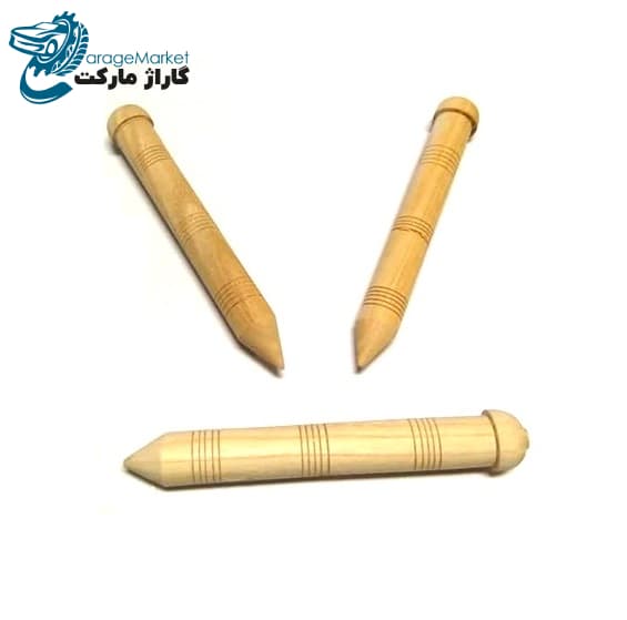 قلم نیش خوابان چوبی صافکاری بیرنگ — تصویر ۲