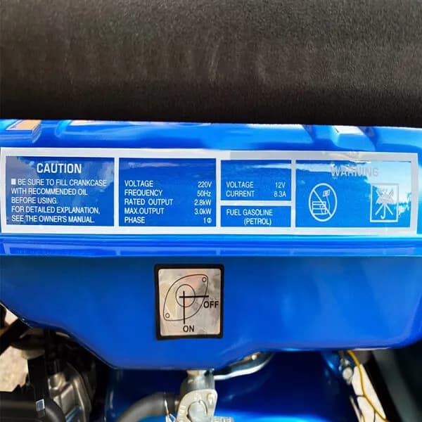 موتور برق 3 کیلو وات بنزینی اکسل EX3900 — تصویر ۲