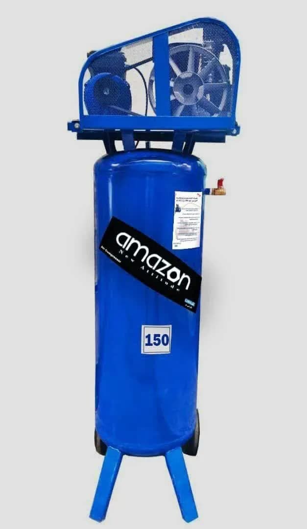 پمپ باد 150 لیتری ایستاده آمازون مدل AC-150