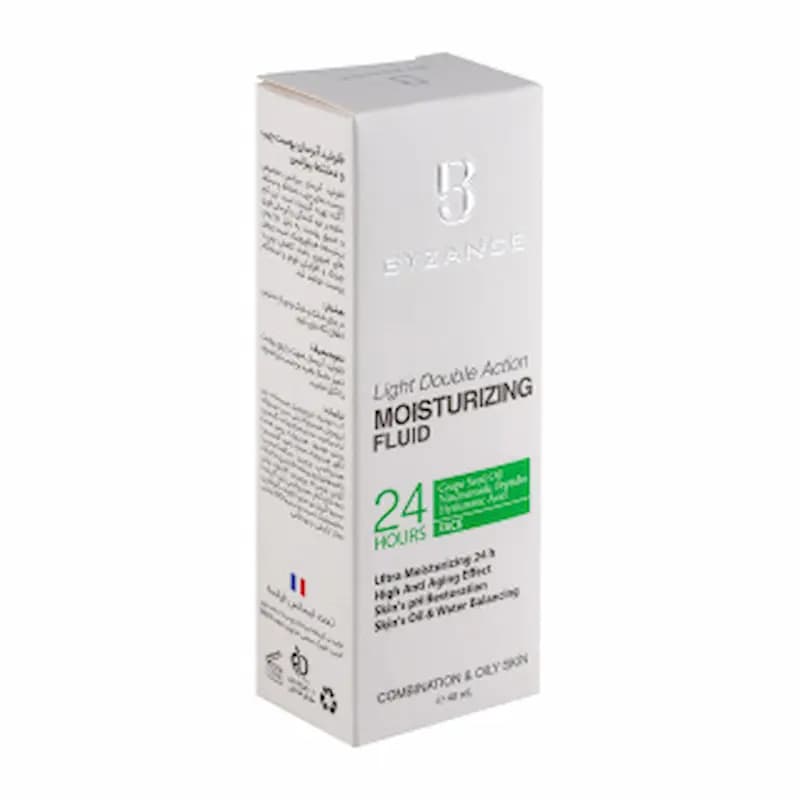فلوئید آبرسان بیزانس مدل ۰۱ مناسب پوست چرب و مختلط 40ml