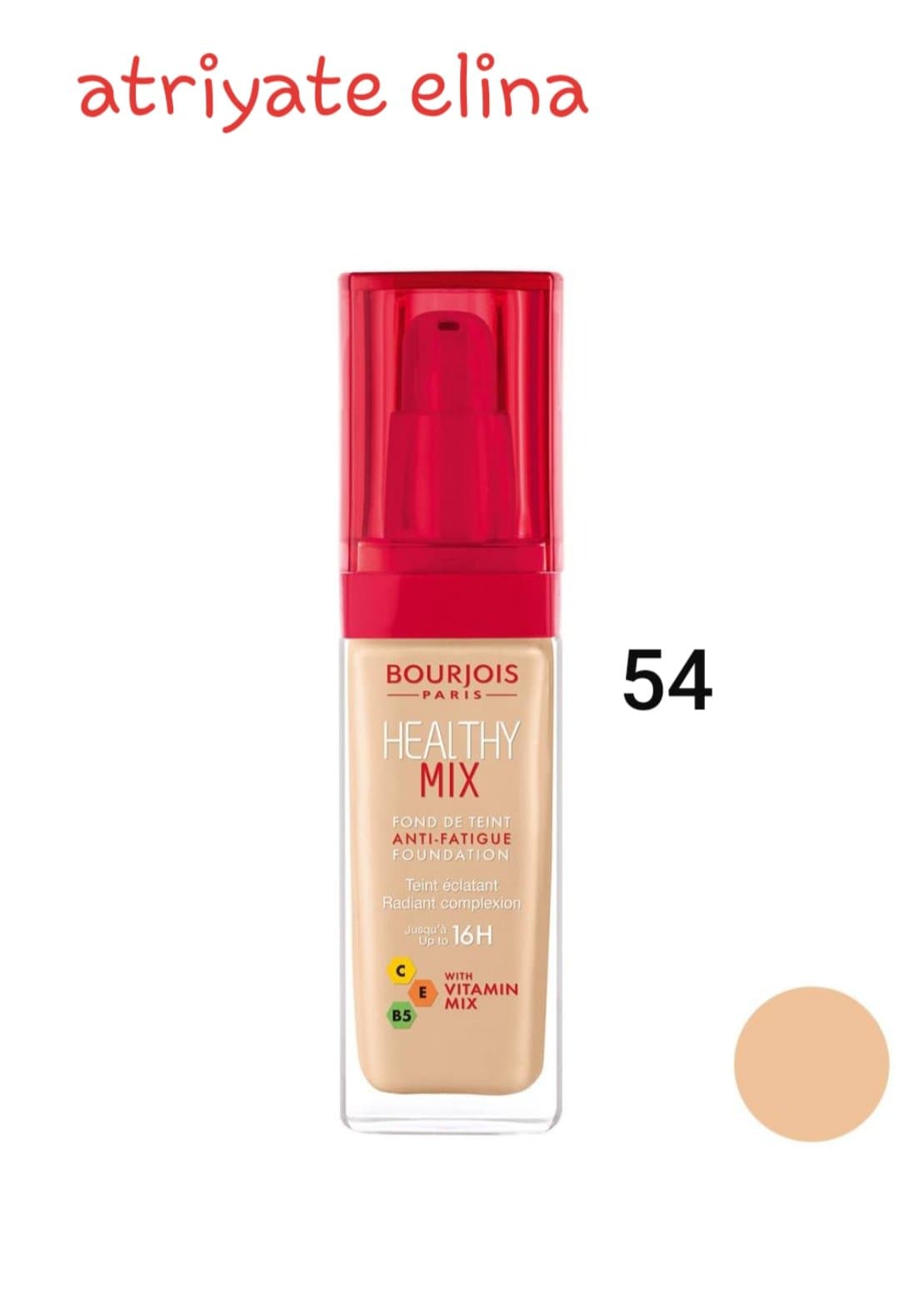 کرم پودر بورژوا مدل Healthy Mix 54