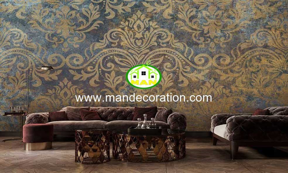 پوستردیواری داماسک لوکس کد vip556