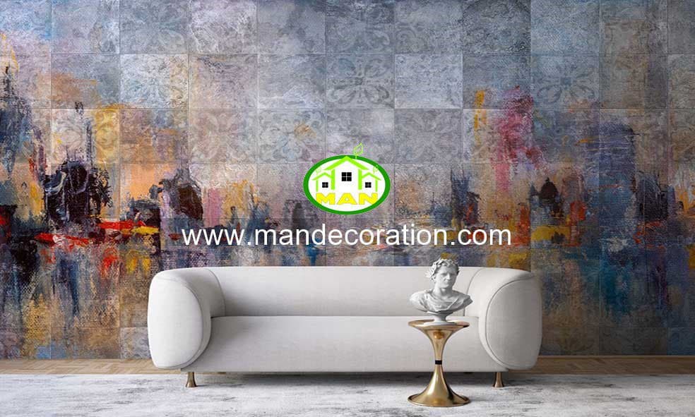 پوستردیواری پتینه ای لوکس کد vip550
