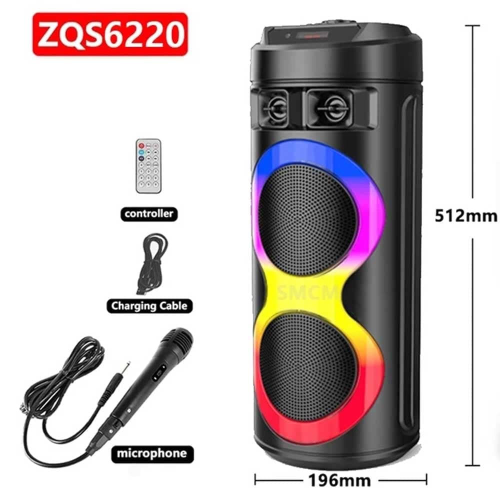 اسپیکر بلوتوثی ZQS 6220 Dual 6.5 Inch