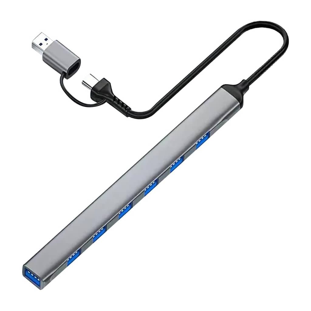 هاب 7 پورت USB 3.1 USB-C مدل P-NET T-7602
