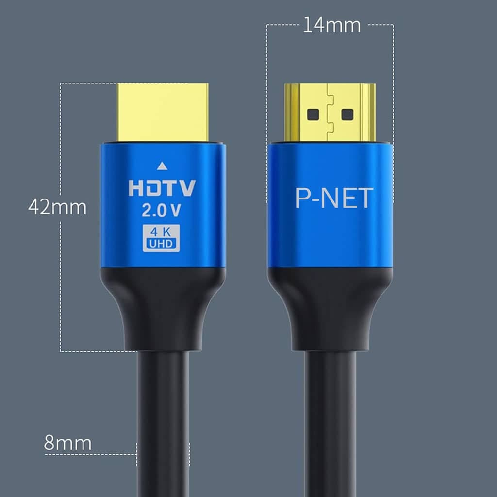 کابل HDMI 4K طول 10 متر P-NET — تصویر ۷