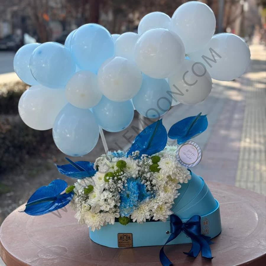 باکس گل آبی نوزاد — تصویر ۲