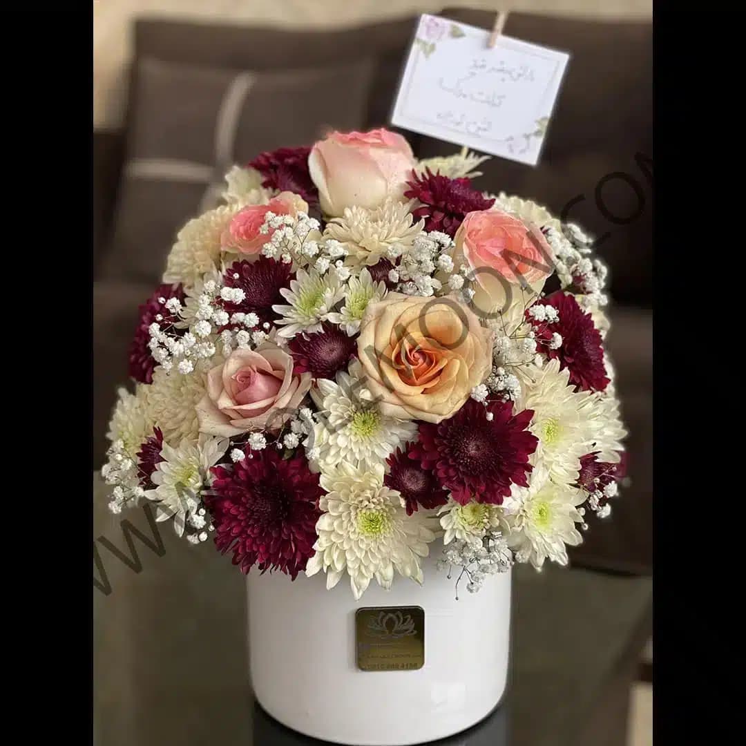 باکس گل بنفشه یک طرفه — تصویر ۲
