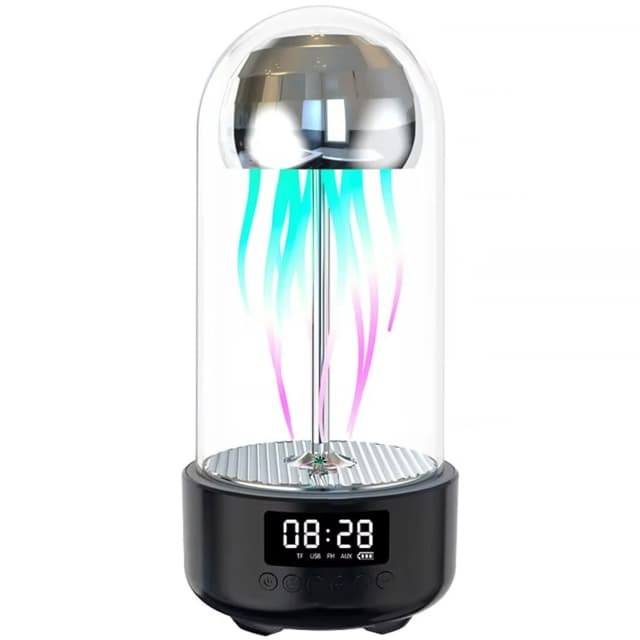 اسپیکر بلوتوثی و چراغ خواب مدل BHSG-02 فانتزی طرح عروس دریایی — تصویر ۷