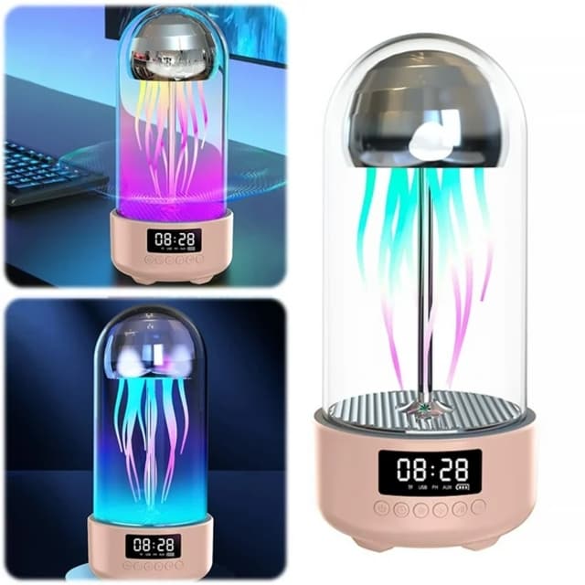 اسپیکر بلوتوثی و چراغ خواب مدل BHSG-02 فانتزی طرح عروس دریایی — تصویر ۵