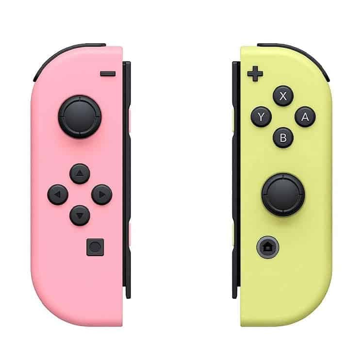 کنترلر Joy-Con Pair مخصوص Nintendo Switch – صورتی و زرد پاستیلی — تصویر ۲