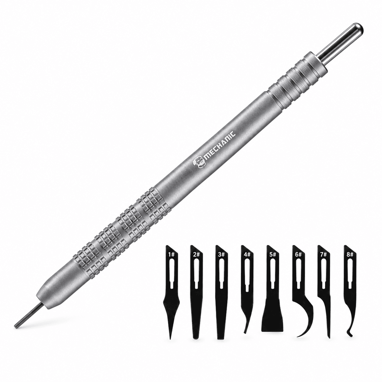 ست تیغ قلمی تعمیرات مکانیک مدل MECHANIC KH-001