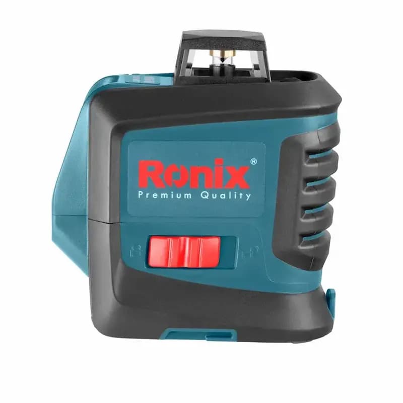 تراز لیزری سه خط قرمز رونیکس مدل RONIX RH-9504 با افقی 360 درجه — تصویر ۲