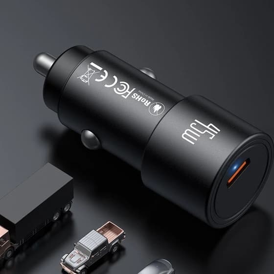 شارژر فندکی فست شارژ مک دودو MCDODO مدل CC-5340 توان 45 وات — تصویر ۴