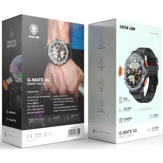 ساعت هوشمند سیم کارت خور و دوربین دار ضدآب گرین لاین G-Mate 4G — تصویر ۷